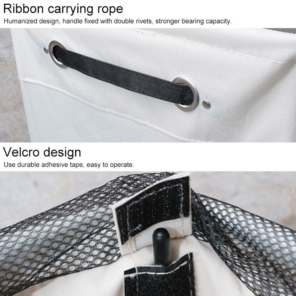 Foldable Laundry Basket With Wheels Waterproof Laundry Hamper Organizer Bin 2