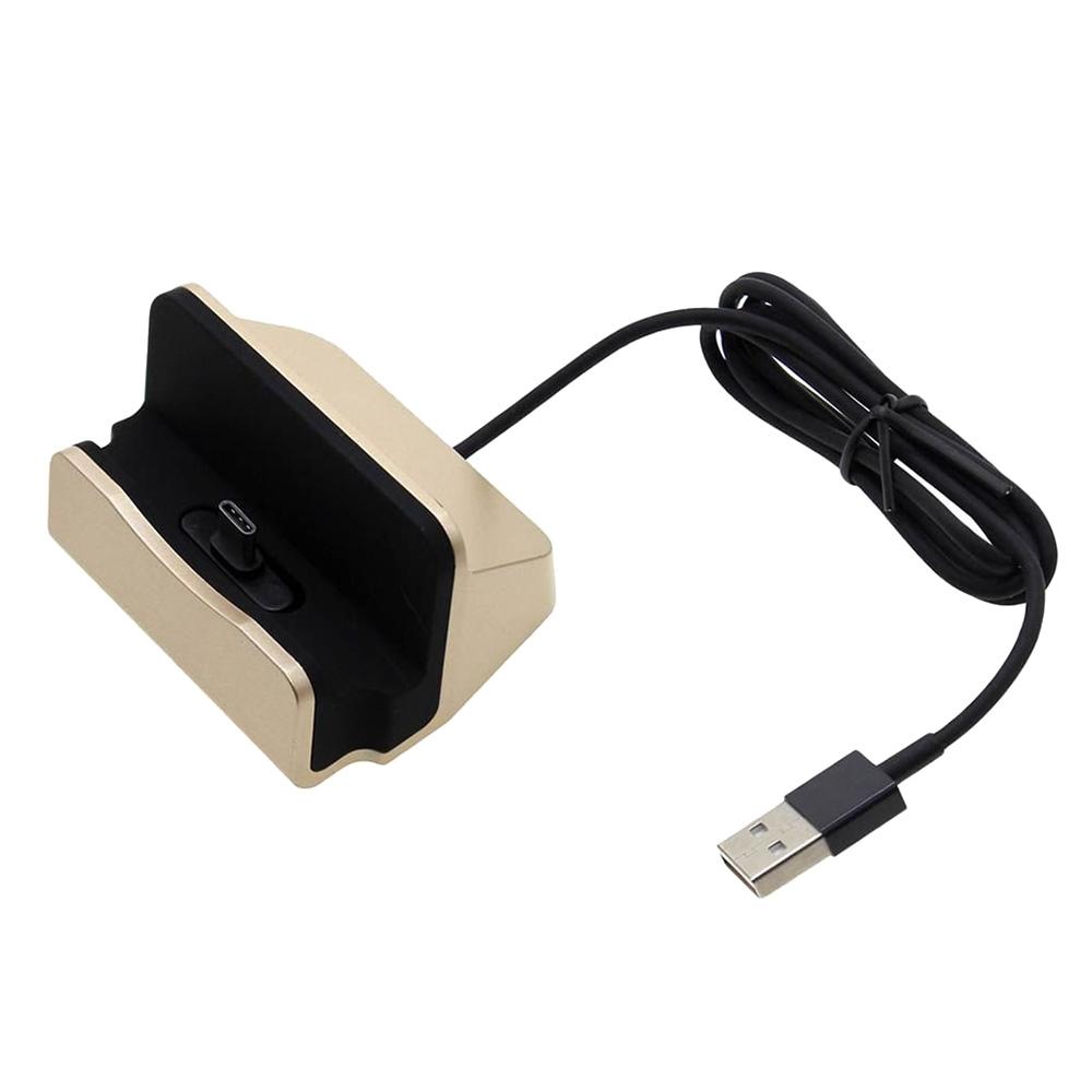 USB C Charging Dock Stand With Data Sync Base For Smartphones Type C Fast Charger Cradle 2