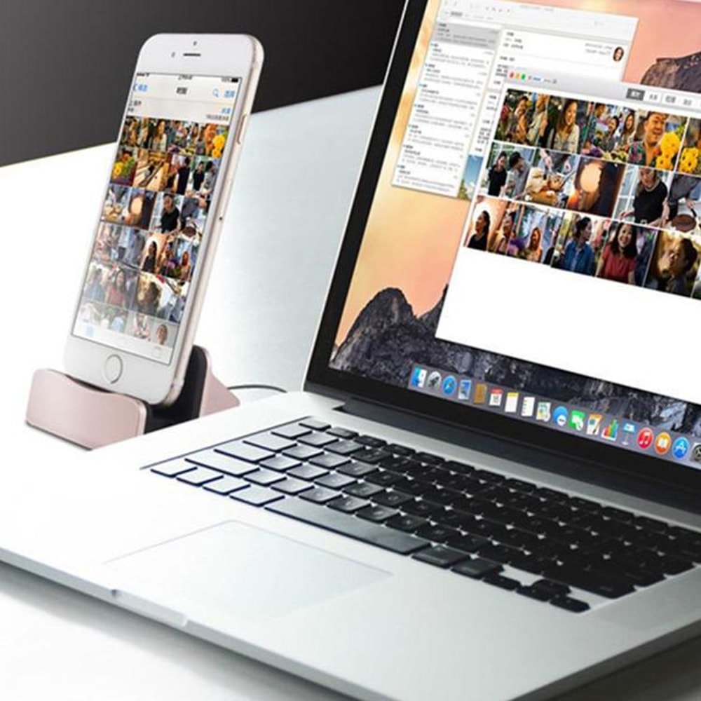 USB C Charging Dock Stand With Data Sync Base For Smartphones Type C Fast Charger Cradle 8