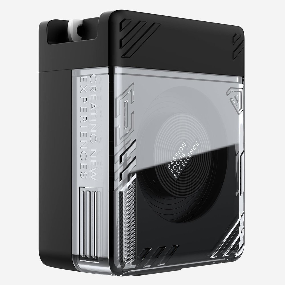 IceCore 65W GaN Fast Charger With Retractable USB C Cable Dual Port Power Adapter 6