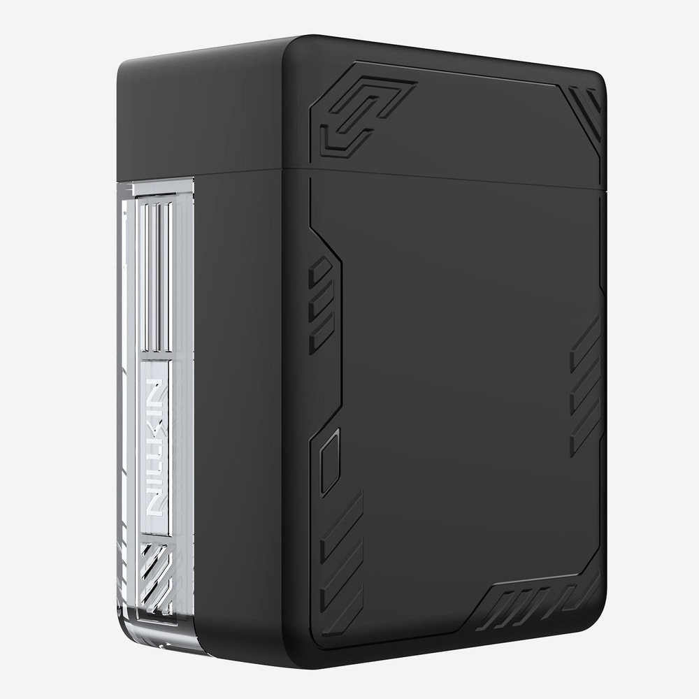 IceCore 65W GaN Fast Charger With Retractable USB C Cable Dual Port Power Adapter 1