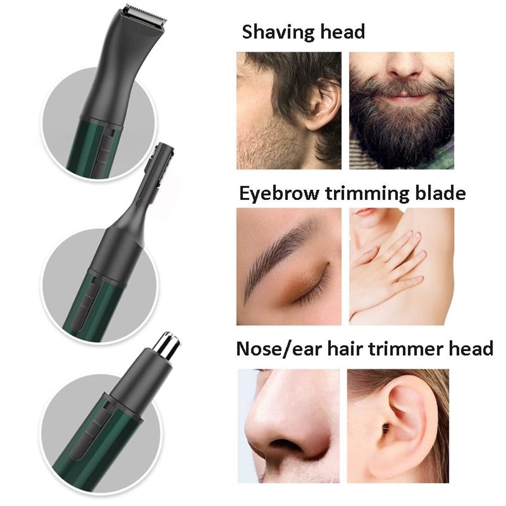 Rechargeable Nose Hair Trimmer With USBC For Nose Ear And Eyebrow Grooming 3