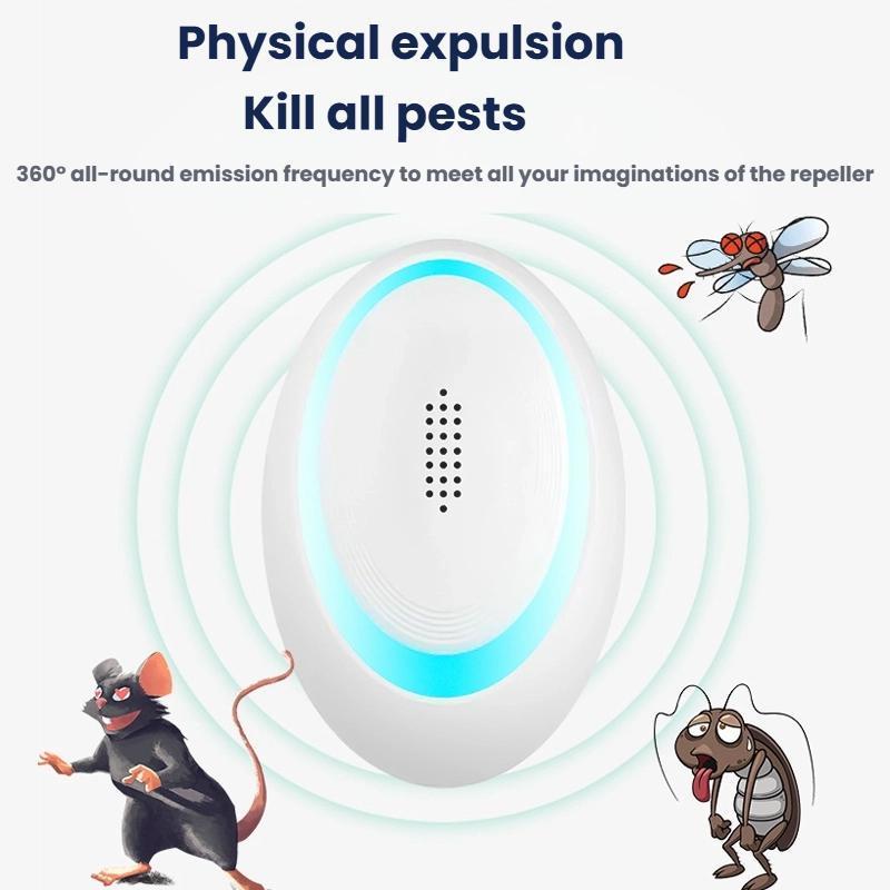 Ultrasonic Pest Repeller PlugIn Indoor Mouse Mosquito Insect Control Device 1