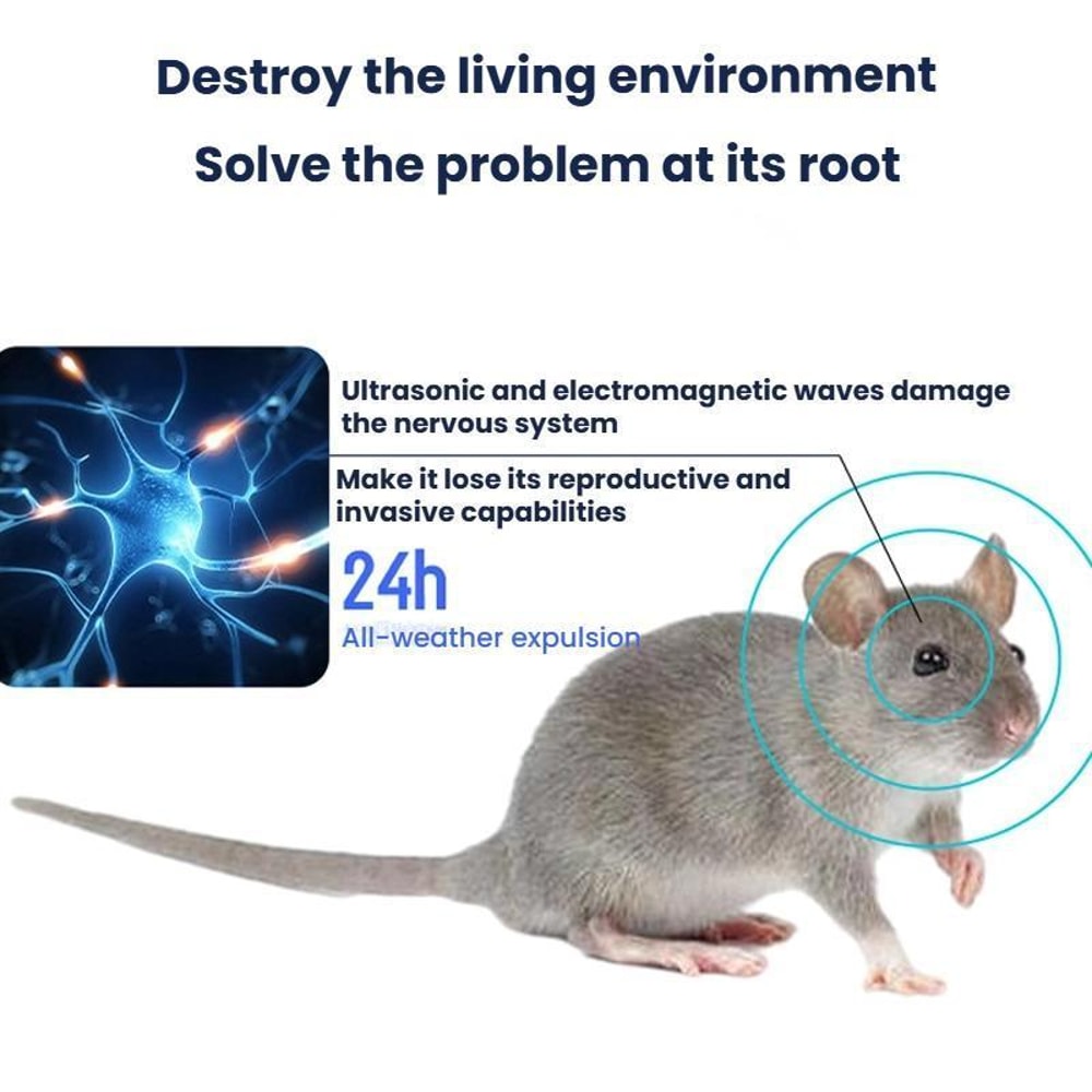 Ultrasonic Pest Repeller PlugIn Indoor Mouse Mosquito Insect Control Device 2