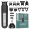 Grooming Kit Rechargeable Hair Clipper With Waterproof Nose Trimmer 13