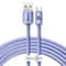Crystal Shine 100W USB C Fast Charging Cable Durable High Speed Type C Cable