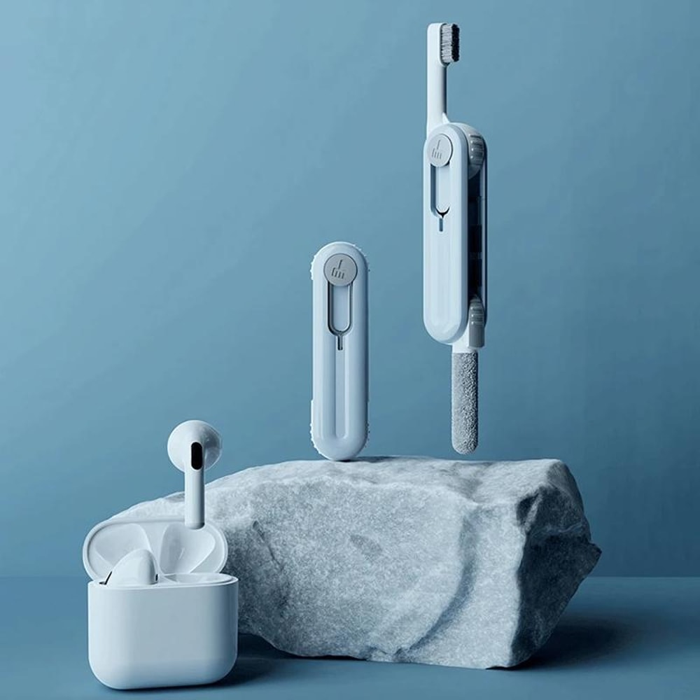 MultiFunction Earbud Cleaning Kit With SIM Tool Portable Phone Cleaning Brush For DustFree Devices 0
