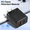 Dual Port Fast USB C Charger 20W PD QC Compact Travel Wall Adapter 7