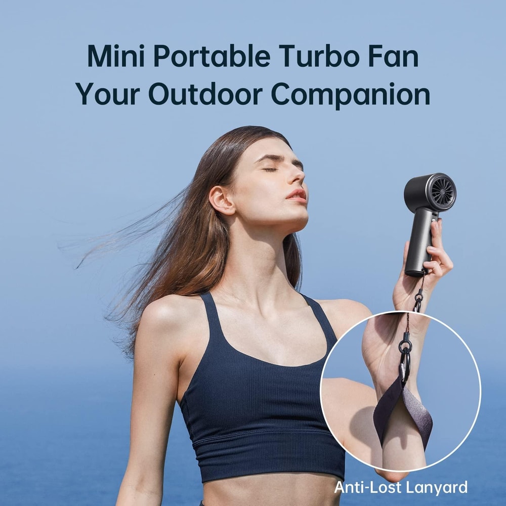 Portable USB Rechargeable Mini Fan With HighSpeed Cooling For Desk And Travel 8