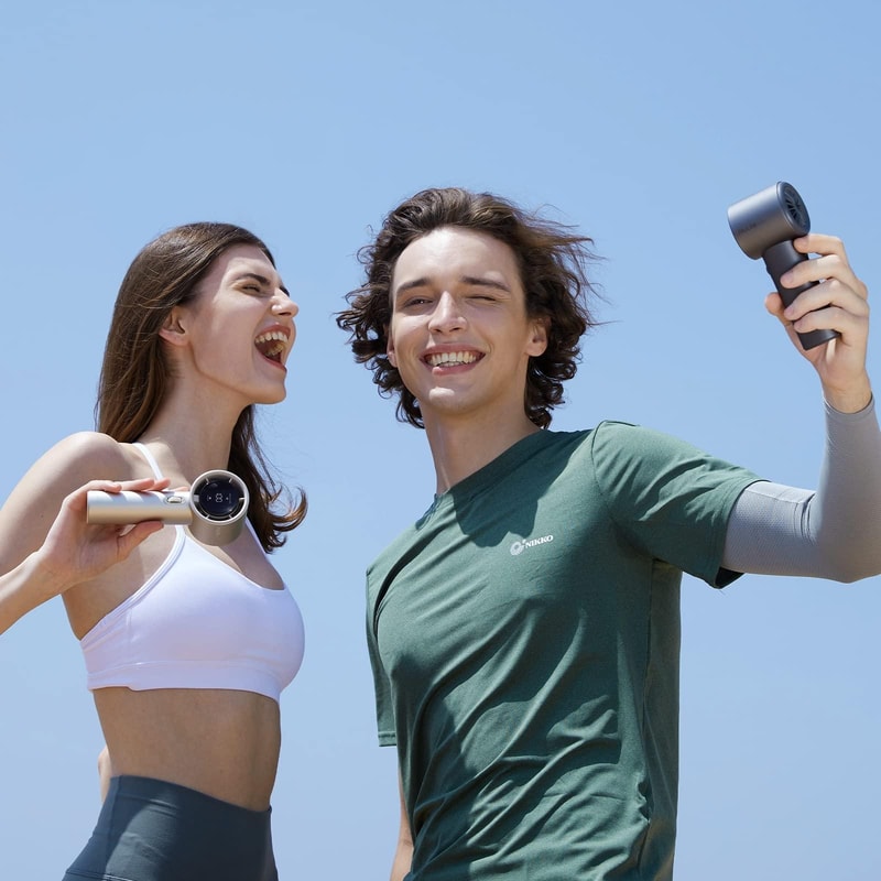 Portable USB Rechargeable Mini Fan With HighSpeed Cooling For Desk And Travel 1