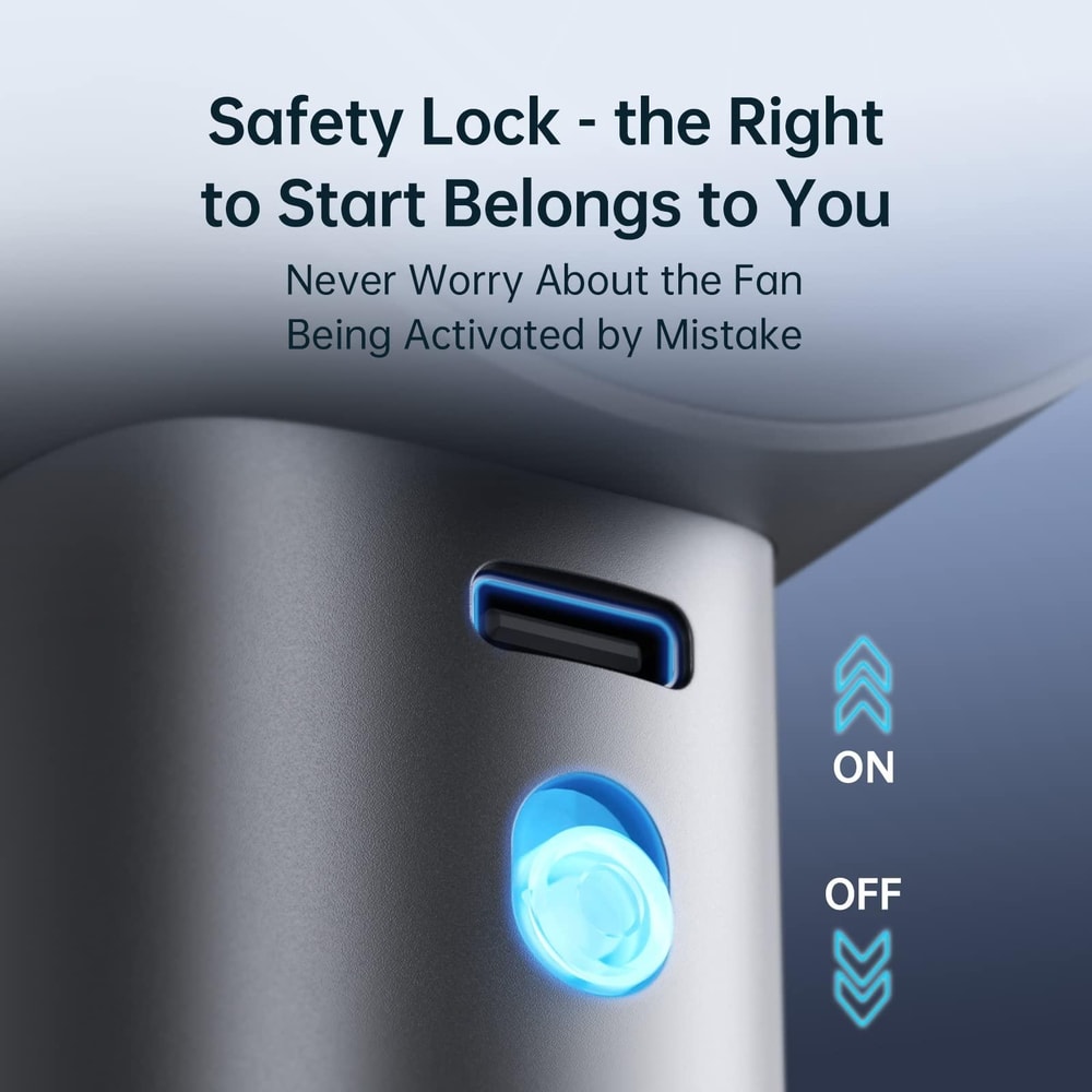 Portable USB Rechargeable Mini Fan With HighSpeed Cooling For Desk And Travel 4