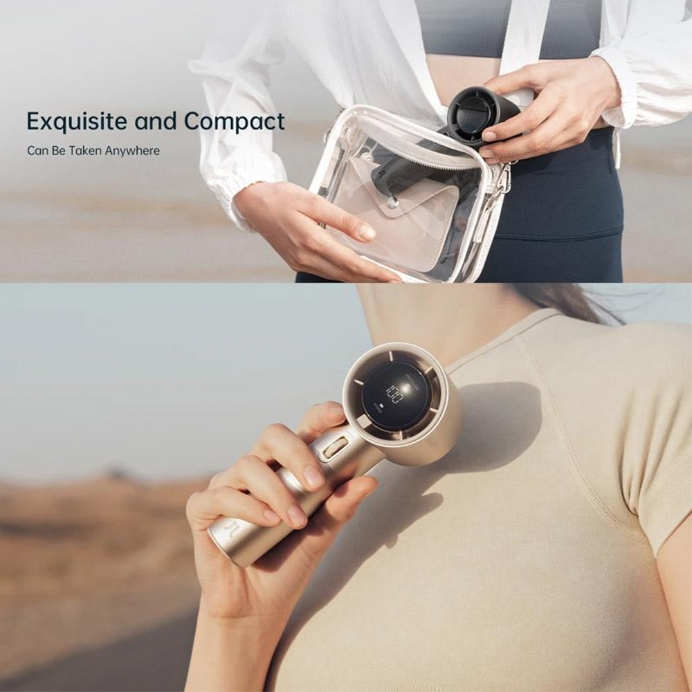 Portable USB Rechargeable Mini Fan With HighSpeed Cooling For Desk And Travel 9