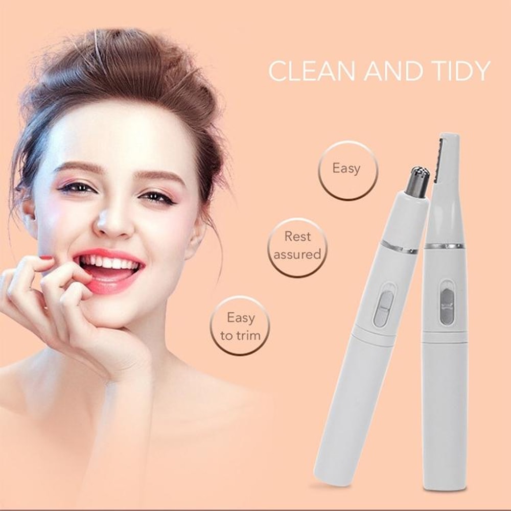 Nose Hair Trimmer Eyebrow Trimmer Portable Facial Groomer 11