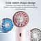 Cute Rabbit Handheld Mini Fan Portable Electric Fan USB Rechargeable Neck Fan 5
