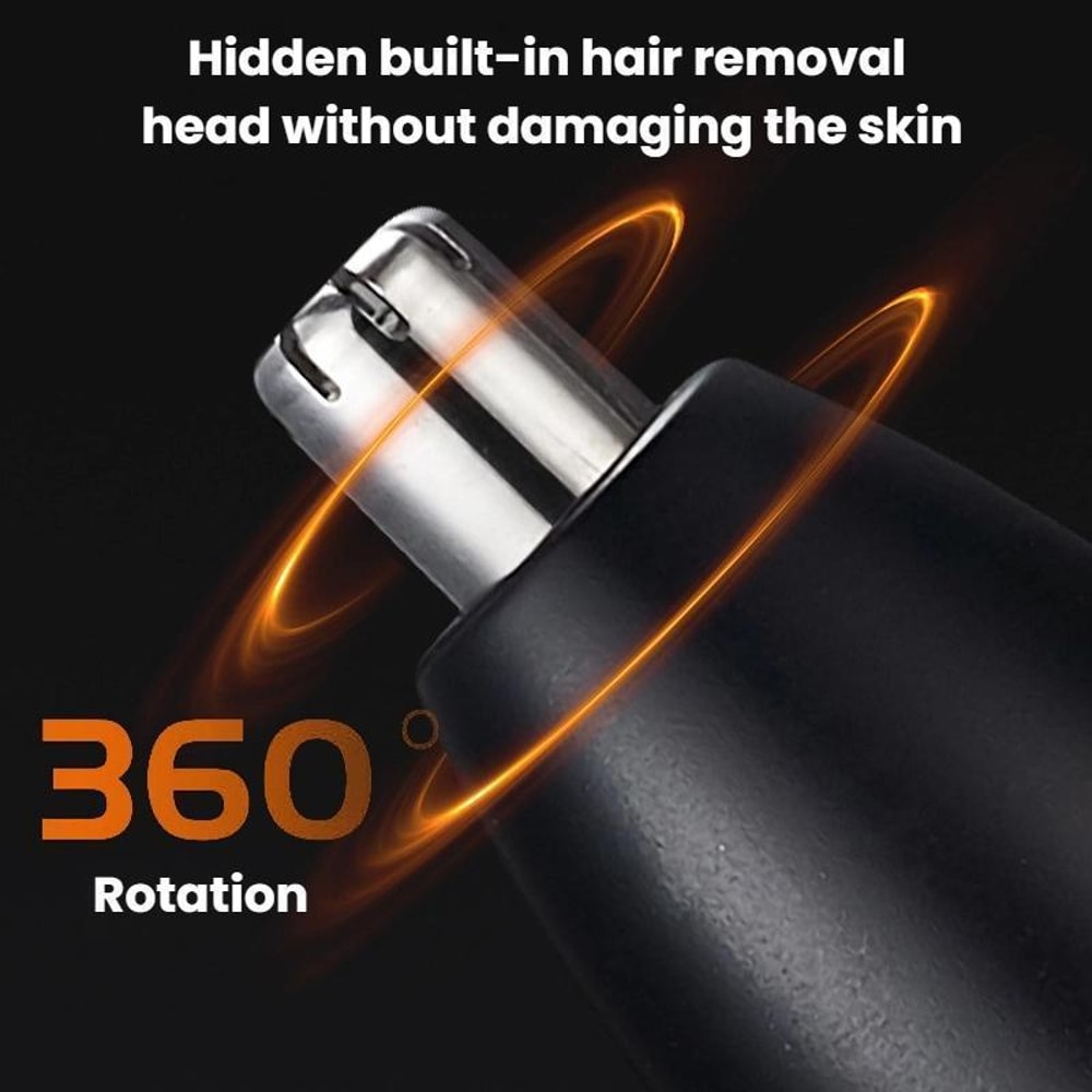 Rechargeable Nose Hair Trimmer for Men with USB-C Charging