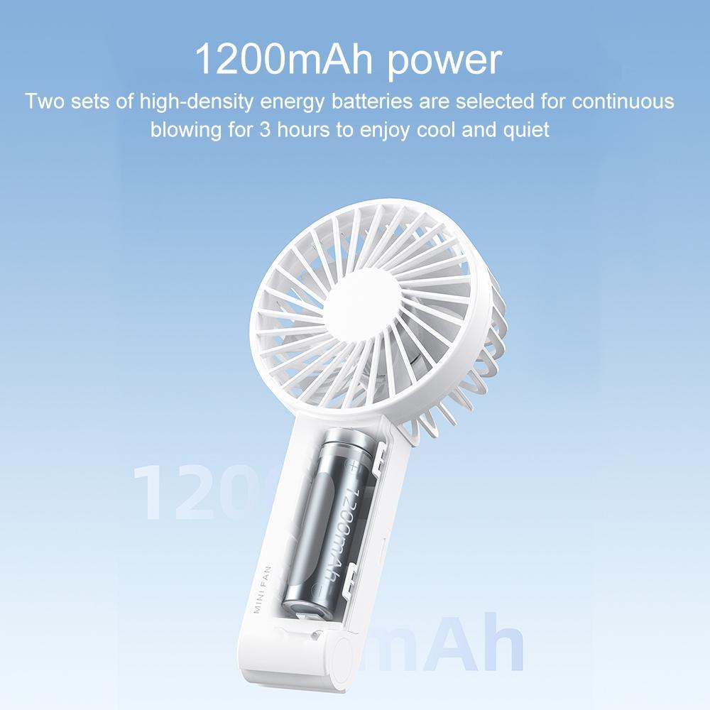 3in1 Foldable Neck Fan Portable Handheld Fan With Adjustable Speeds 2