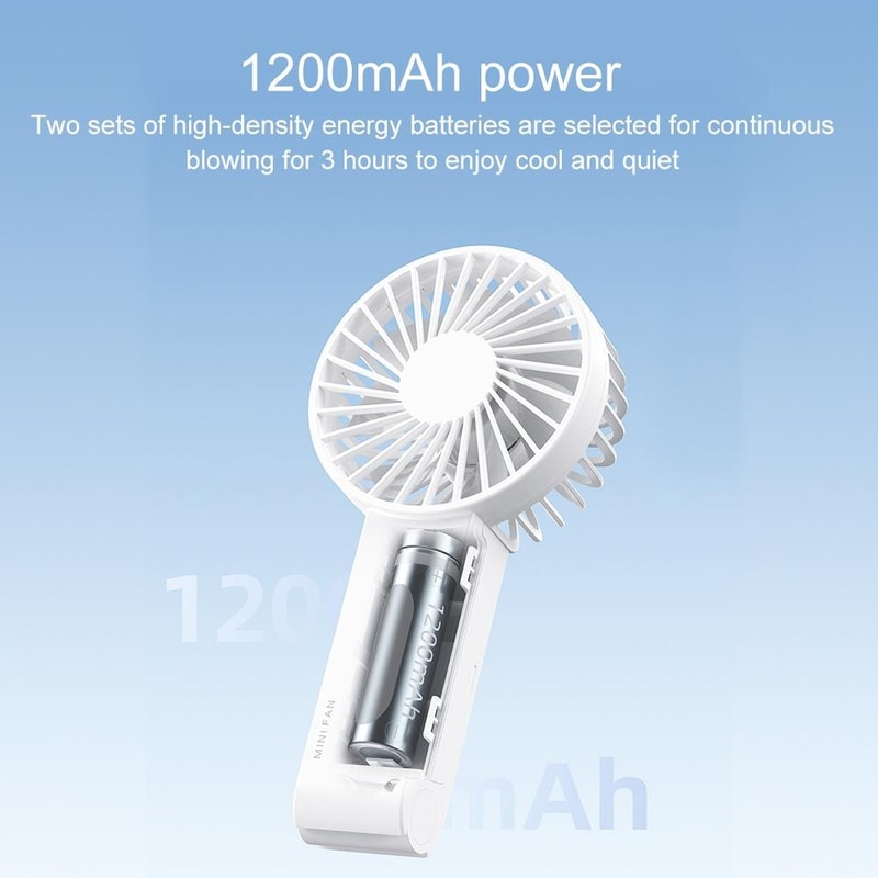 3in1 Foldable Neck Fan Portable Handheld Fan With Adjustable Speeds 2