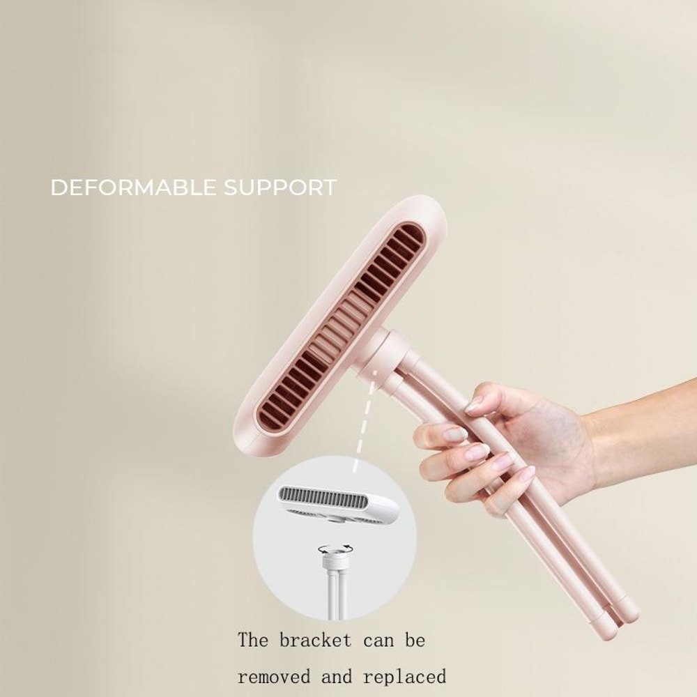 Portable USB Rechargeable Fan With Flexible Tripod Clip For Stroller Desk Travel 4