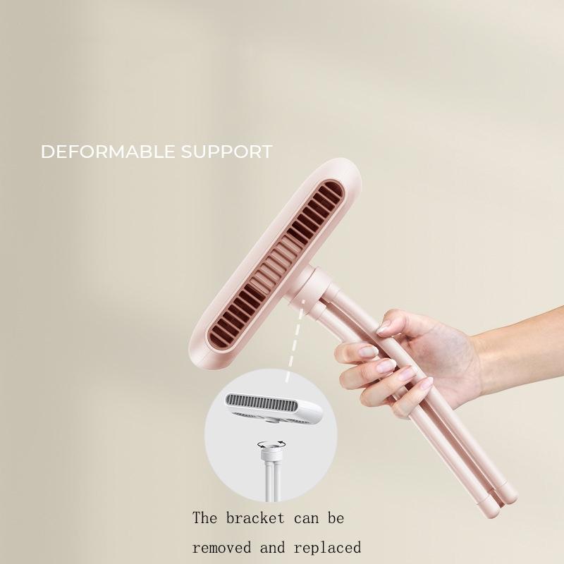 Portable USB Rechargeable Fan With Flexible Tripod Clip For Stroller Desk Travel 4