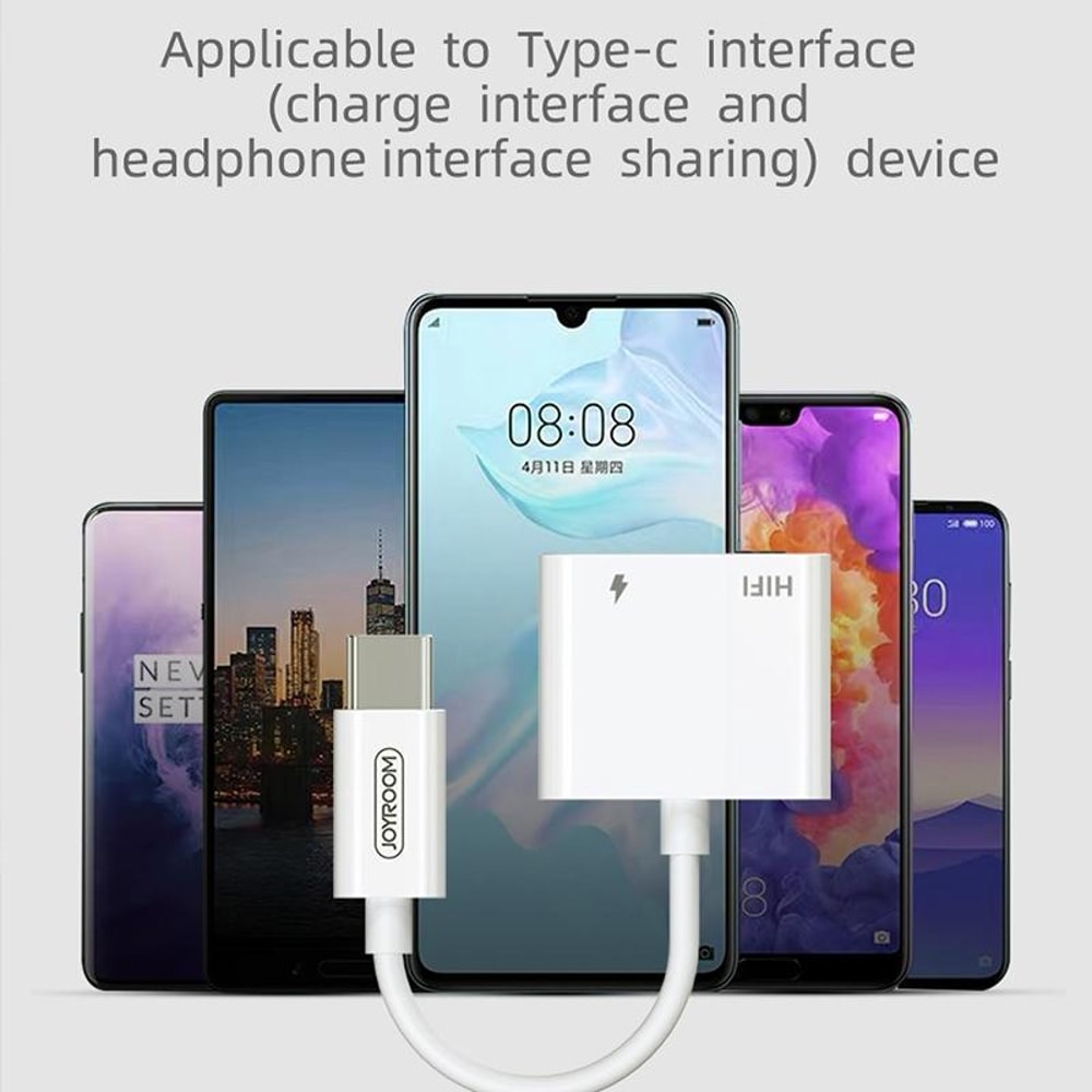 USB C To 35mm Audio Adapter With Charging Splitter For Headphones And Calls 10