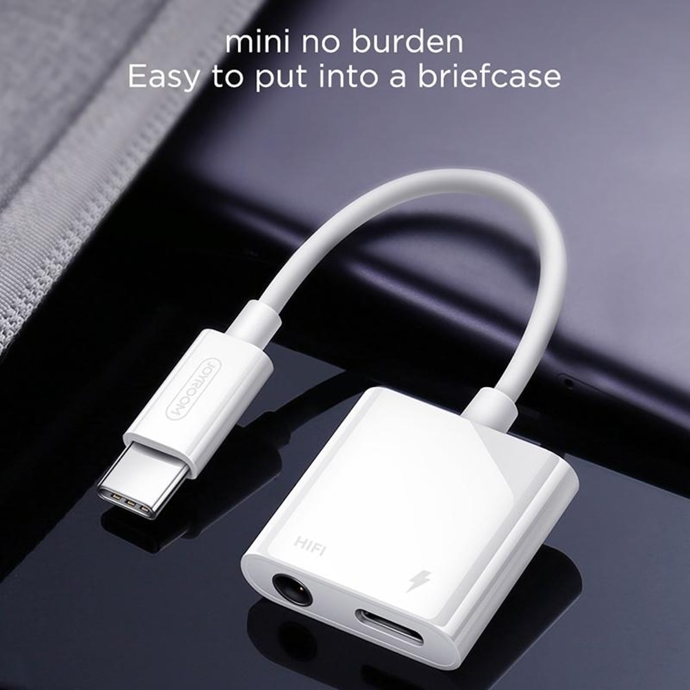 USB C To 35mm Audio Adapter With Charging Splitter For Headphones And Calls 5