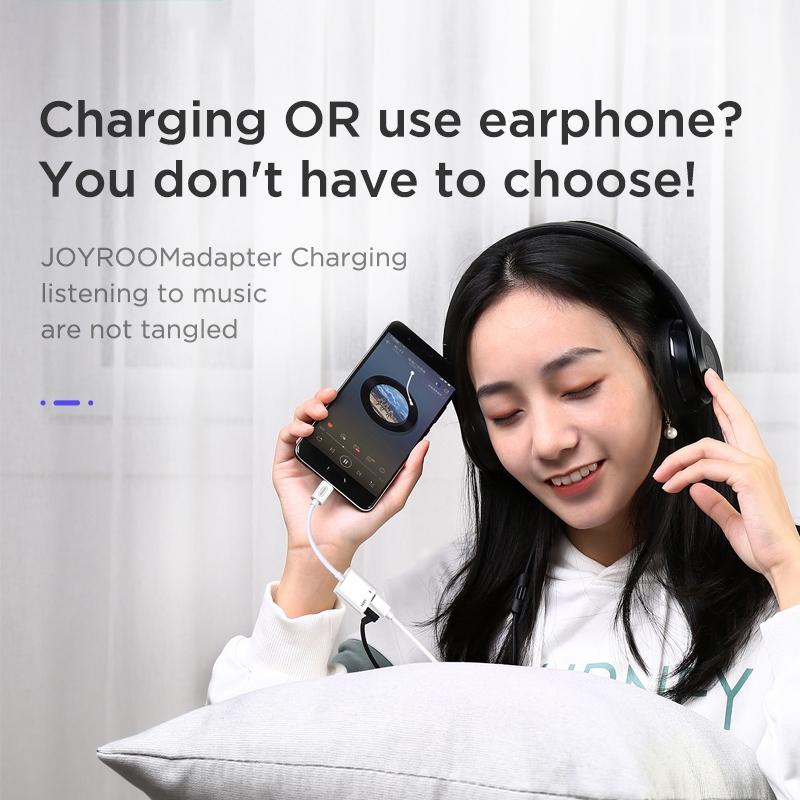 USB C To 35mm Audio Adapter With Charging Splitter For Headphones And Calls 3