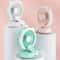 Portable Neck Fan With Clip Fill Light Mini USB Desk Fan Foldable Handheld Cooling Fan 0