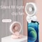 Portable Neck Fan With Clip Fill Light Mini USB Desk Fan Foldable Handheld Cooling Fan 2