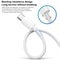 65W Fast Charging USB C Cable Dual Type C Durable Power Data Sync Cord 4