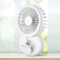 Portable Neck Fan With Clip Fill Light Mini USB Desk Fan Foldable Handheld Cooling Fan 6
