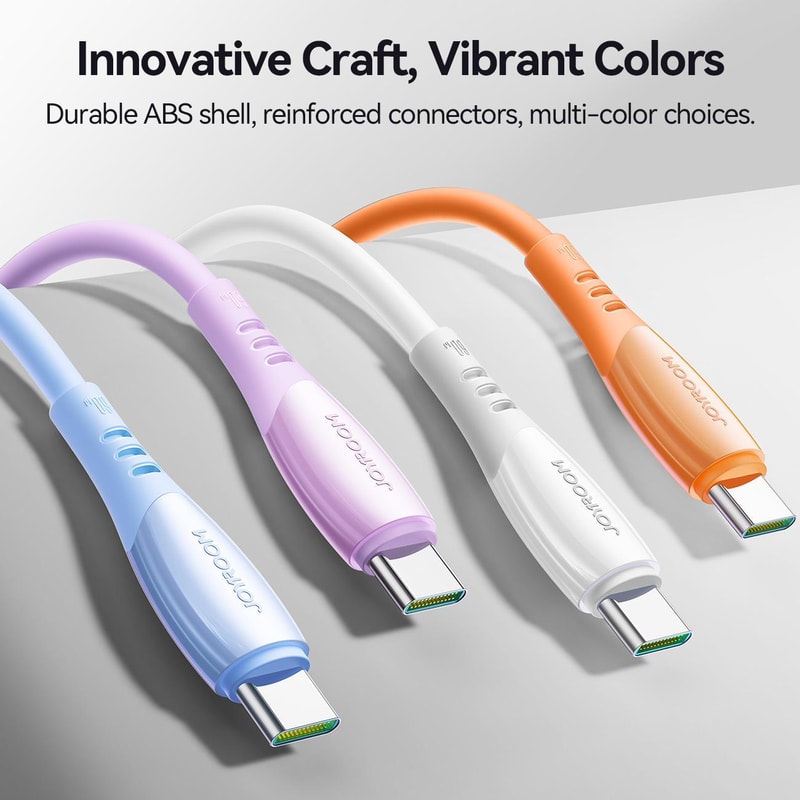 60W Fast Charging USB C Cable Data Sync Durable Type C To Type C Cable 3