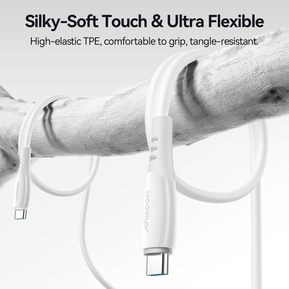 60W Fast Charging USB C Cable Data Sync Durable Type C To Type C Cable 5