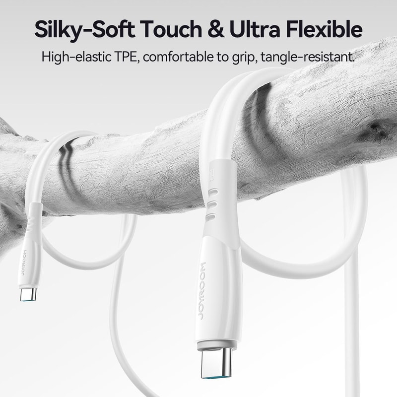 60W Fast Charging USB C Cable Data Sync Durable Type C To Type C Cable 5