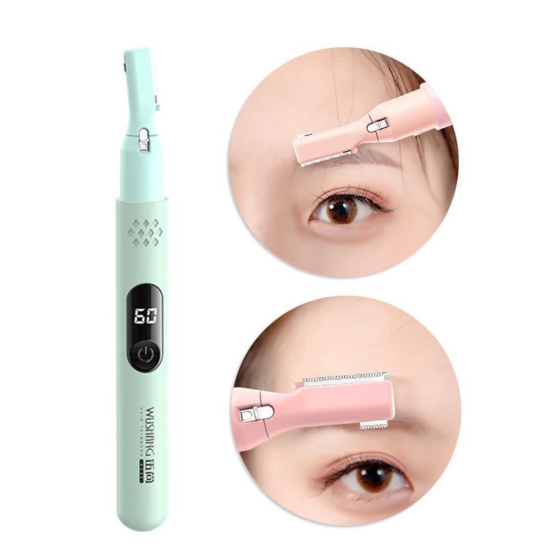 Rechargeable Facial Hair Remover Eyebrow Trimmer For Women Precision Eyebrow Razor For Smooth Pain 7