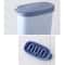Portable Leak Proof Soap Box Travel Case With Drain Silicone Holder 8