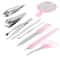 10in1 Portable Manicure Set Apple Case Nail Care Kit For Travel Home Grooming 1