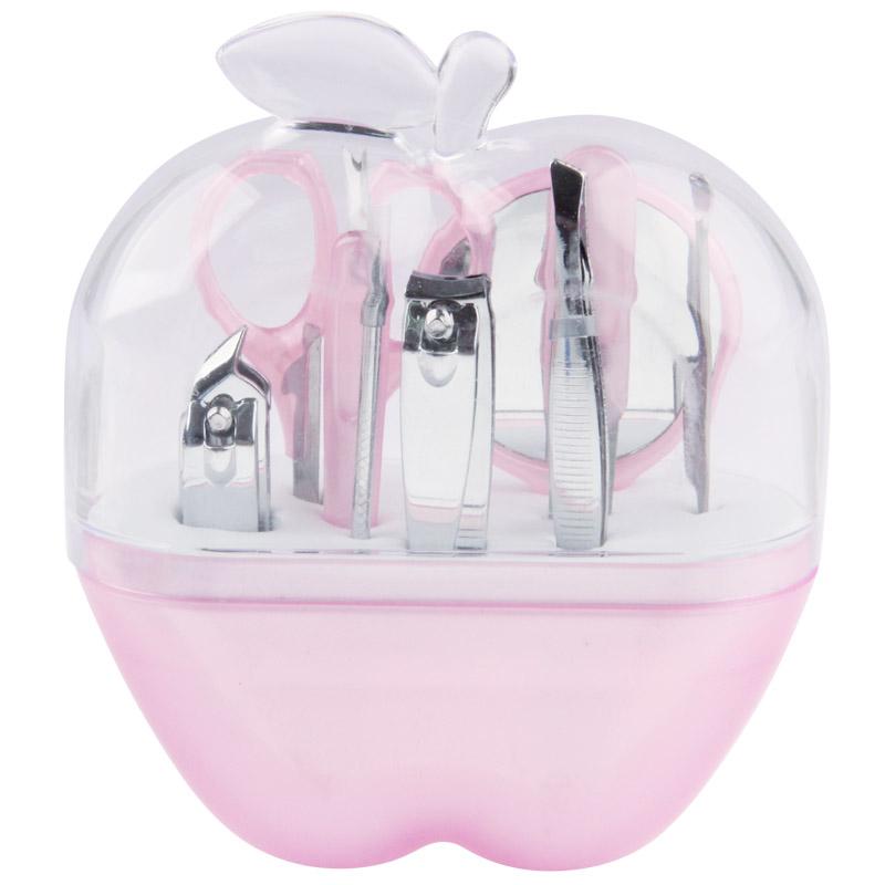 10in1 Portable Manicure Set Apple Case Nail Care Kit For Travel Home Grooming 4