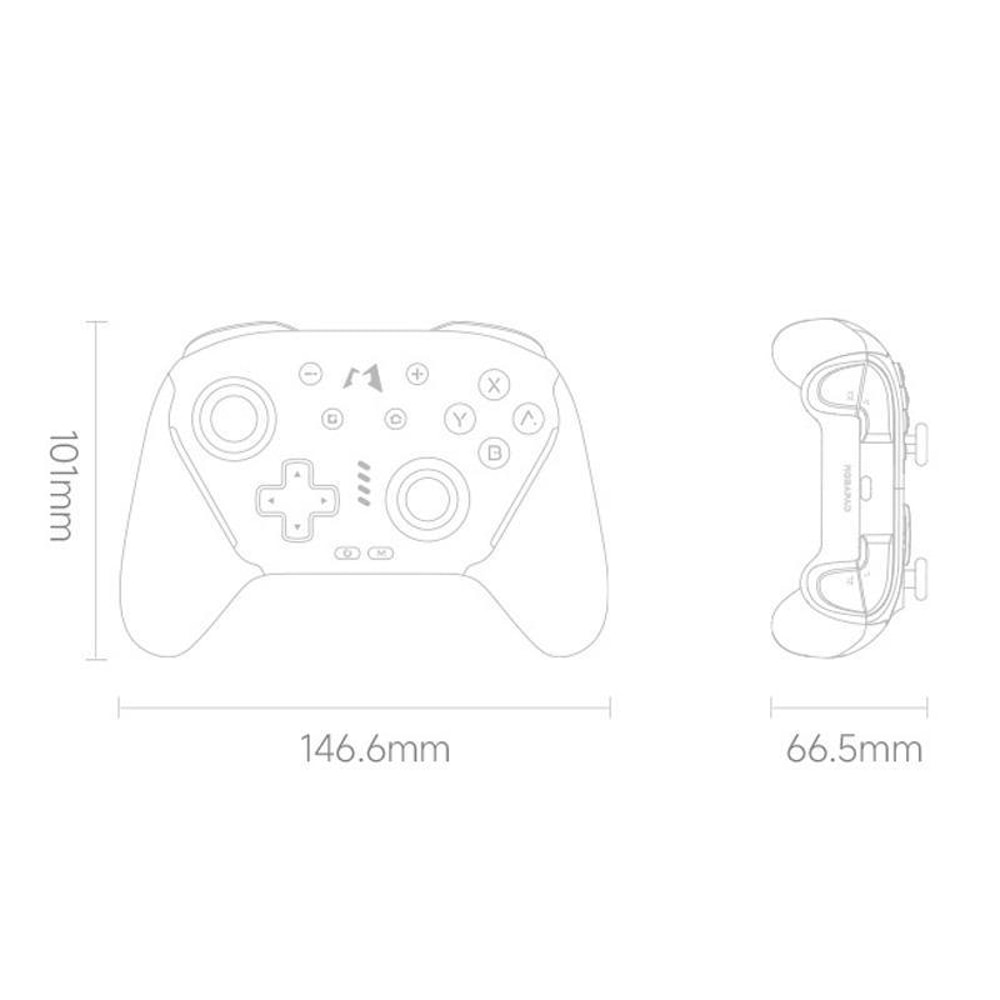 Wireless Controller for Switch and PC with Air Rocker Precision and Custom Macros