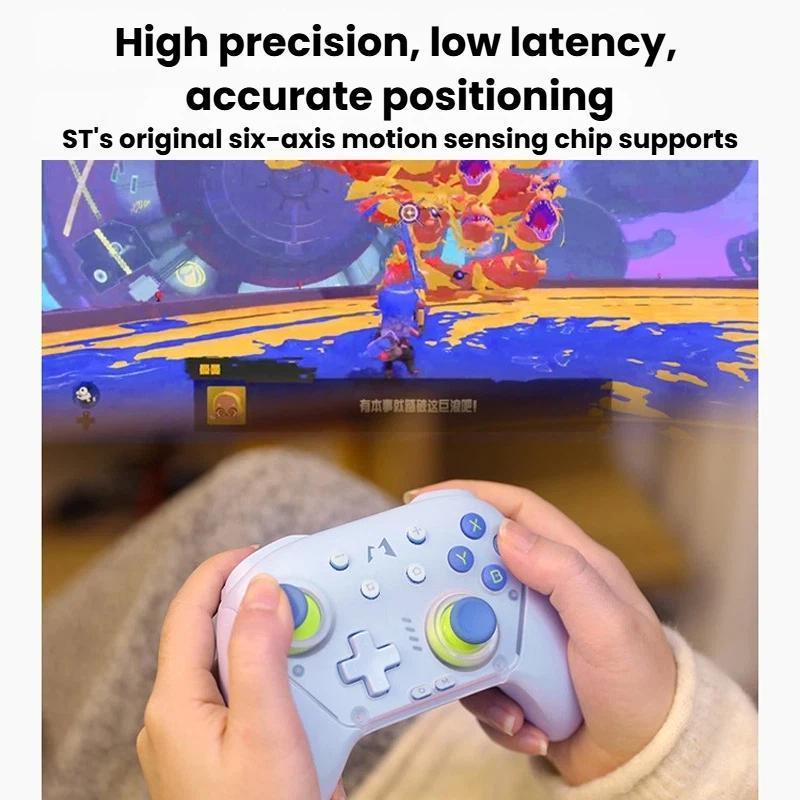 Wireless Controller for Switch and PC with Air Rocker Precision and Custom Macros
