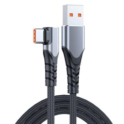 66w usb to usb c elbow fast charging cable for gaming phones