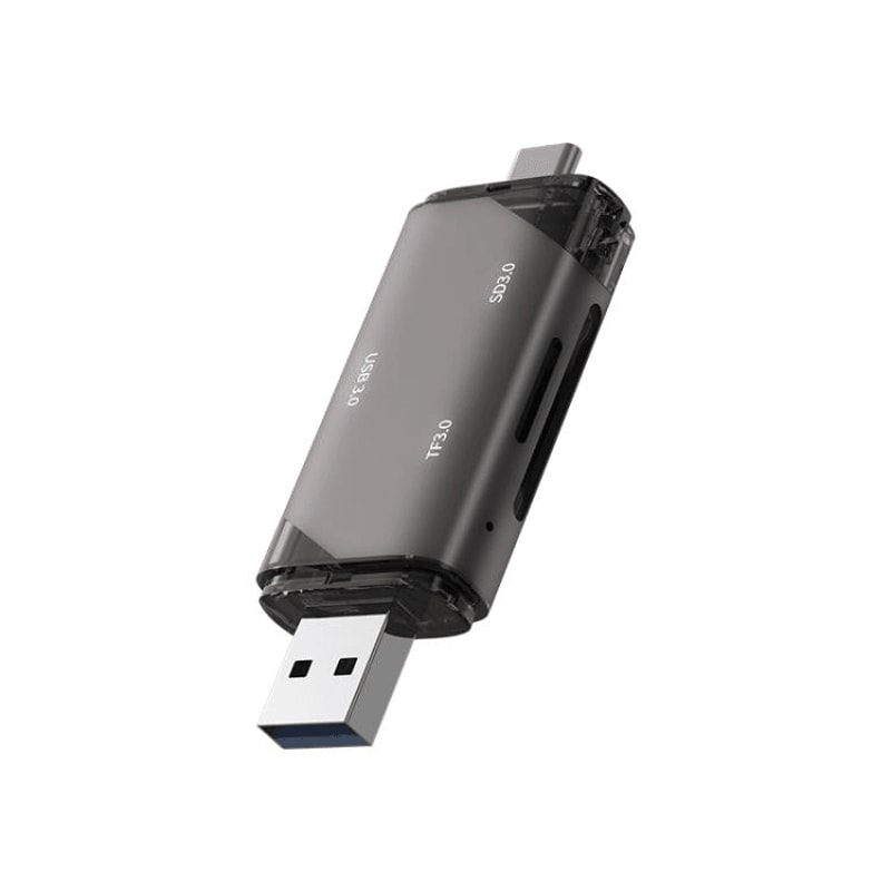 USB 30 Multi Card Reader With Type C OTG High Speed SD TF CF Memory Card Adapter 12