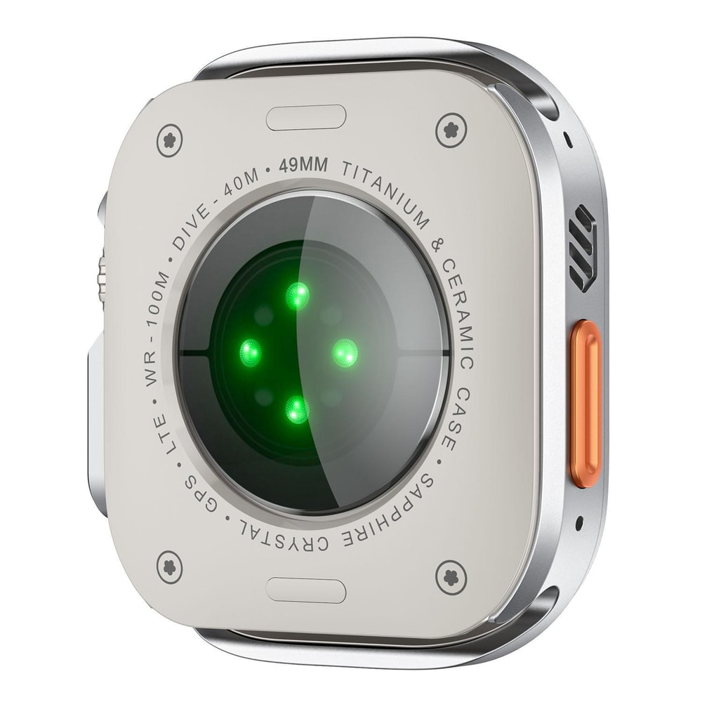 Apple Watch Ultra Case Metal Rhombus Protective Bumper Lightweight Rugged Cover 0