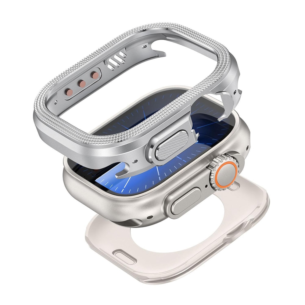 Apple Watch Ultra Case Metal Rhombus Protective Bumper Lightweight Rugged Cover 1