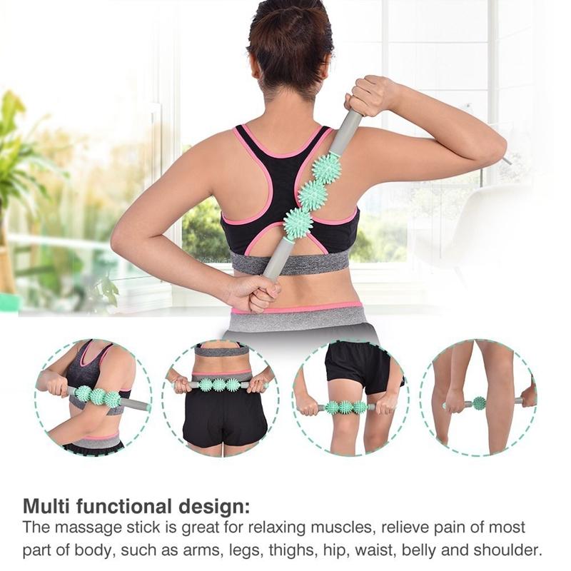 Roller Spiky Massage Stick For Neck Legs Hands And Trigger Point Relief 2