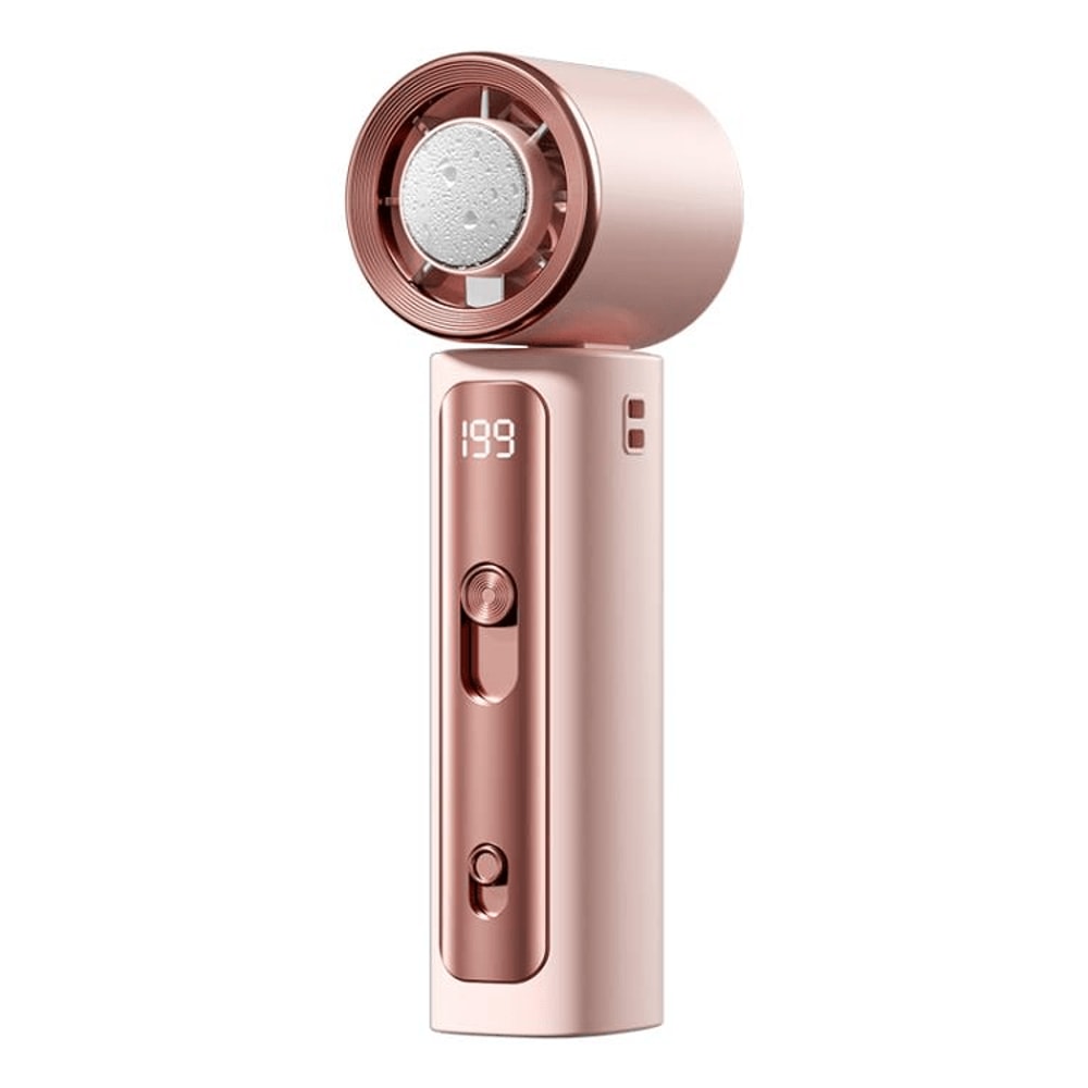 Portable Cooling Fan Mini Handheld Fan Rechargeable Personal Cooling Device With Digital Display 19