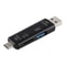 3 in 1 OTG Card Reader USB Micro USB Type C Adapter for Fast Data Transfer