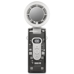 high speed folding cooling fan portable handheld turbo fan usb rechargeable