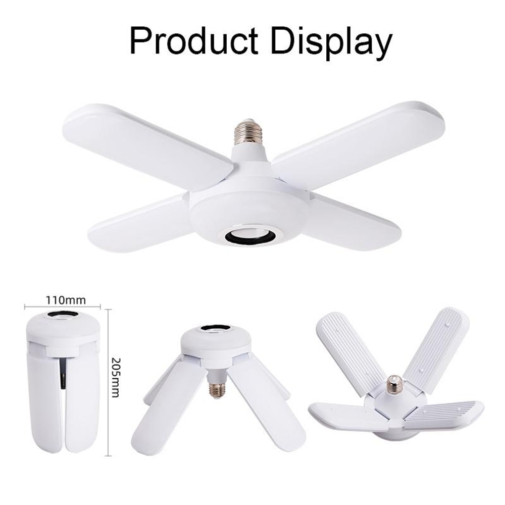 Bluetooth RGB Music Light Bulb with Remote Speaker Color Changing LED