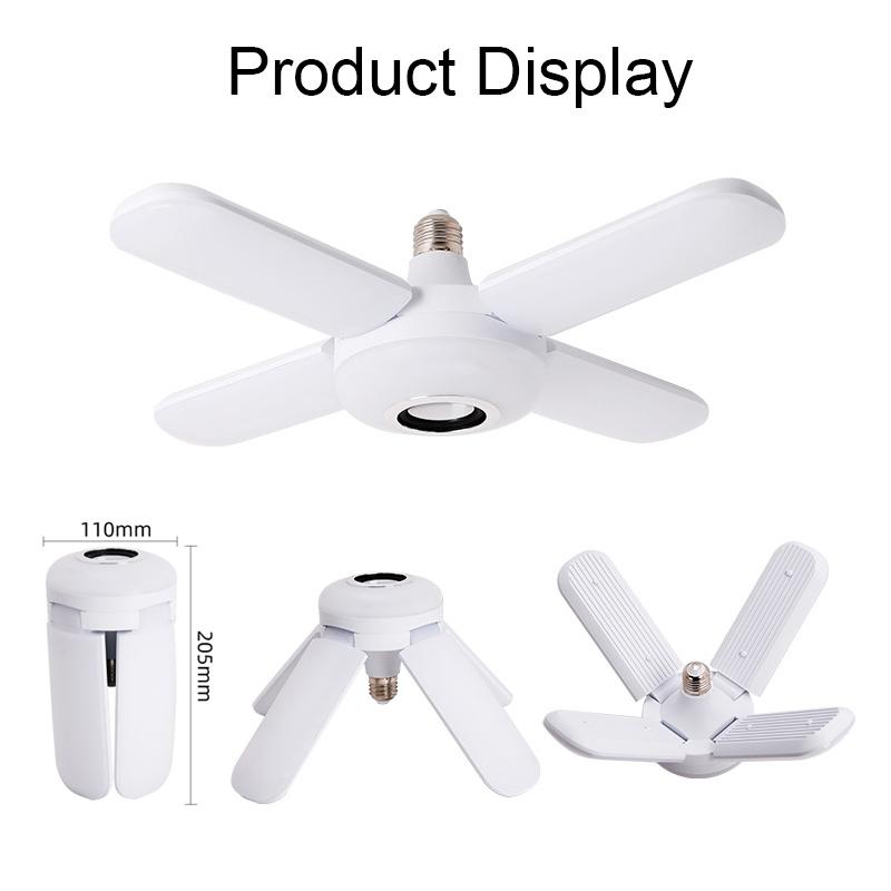 Bluetooth RGB Music Light Bulb with Remote Speaker Color Changing LED