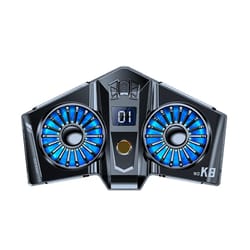 magnetic tablet cooling fan twin turbo semiconductor radiator for gaming devices